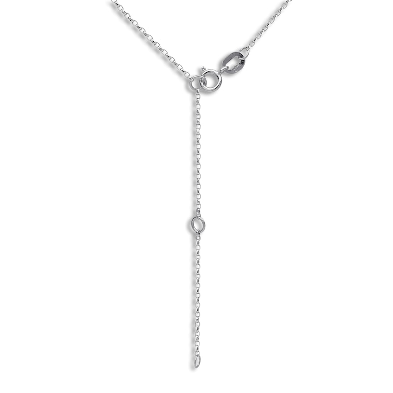 Yoko London Freshwater Cultured Pearl Necklace Diamond Accents 18K White Gold 18"