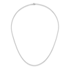 Thumbnail Image 1 of High-Polish Wheat Chain Necklace Platinum 24" 1.0mm