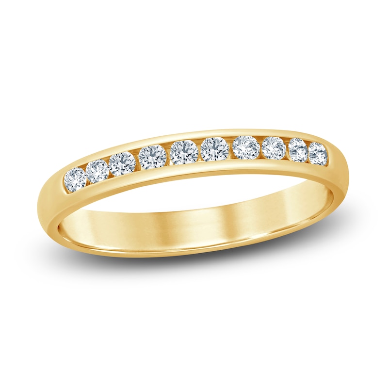 Main Image 1 of Diamond Anniversary Band 1/4 ct tw Round 14K Yellow Gold