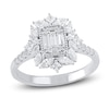 Thumbnail Image 0 of Baguette, Princess, Round & Marquise-Cut Diamond Ring 1 ct tw 14K White Gold
