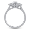 Thumbnail Image 2 of Baguette, Round & Marquise-Cut Diamond Ring 1 ct tw 14K White Gold