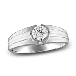 Diamond Solitaire Engagement Ring 3/4 ct tw 14K White Gold 7.2mm