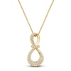 Thumbnail Image 1 of Diamond Pendant Necklace 1/4 ct tw 10K Yellow Gold