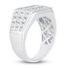 Thumbnail Image 2 of Men's Diamond Double Row  Wedding Band 3 ct tw 14K White Gold