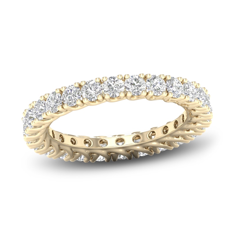 Main Image 1 of Diamond Eternity Band 1-1/2 ct tw Round 14K Yellow Gold