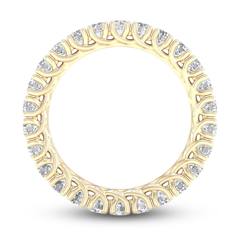 Main Image 4 of Diamond Eternity Band 1-1/2 ct tw Round 14K Yellow Gold