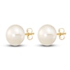 Thumbnail Image 3 of Freshwater Cultured Pearl Necklace & Earring Set 14K Yellow Gold 18&quot;