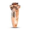 Thumbnail Image 4 of Le Vian Wrapped In Chocolate Diamond Ring 1-1/5 ct tw Round 14K Strawberry Gold