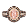 Thumbnail Image 2 of Le Vian Natural Morganite Ring 7/8 ct tw Diamonds 14K Strawberry Gold