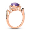 Thumbnail Image 2 of Le Vian Natural Amethyst Ring 3/8 ct tw Diamonds 14K Strawberry Gold