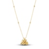 Thumbnail Image 2 of Le Vian Diamond Bumblebee Pendant Necklace 3/4 ct tw Round 14K Honey Gold 19"