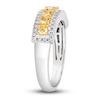 Thumbnail Image 4 of Le Vian Sunny Yellow Diamond Ring 1 ct tw Round 14K Vanilla Gold