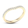 Thumbnail Image 1 of Diamond Contour Wedding Band 1/4 ct tw Round 14K Yellow Gold