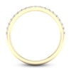 Thumbnail Image 3 of Diamond Contour Wedding Band 1/4 ct tw Round 14K Yellow Gold