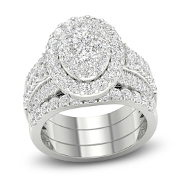 Diamond Bridal Set 2-1/2 ct tw Round 14K White Gold