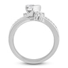 Thumbnail Image 2 of Diamond Bridal Set 1/2 ct tw Princess/Round 14K White Gold