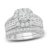 Thumbnail Image 1 of Diamond Bridal Set 2 ct tw Princess/Round 14K White Gold