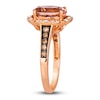 Thumbnail Image 3 of Le Vian Natural Morganite Ring 1/3 ct tw Diamonds 14K Strawberry Gold