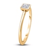 Thumbnail Image 2 of Diamond Solitaire Engagement Ring 1/4 ct tw Bezel-Set Princess 14K Yellow Gold (I2/I)