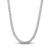 Thumbnail Image 1 of Men's Solid Curb Chain Necklace Stainless Steel 8mm 20&quot;