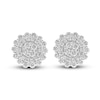 Thumbnail Image 1 of Diamond Stud Earrings 1-1/3 ct tw Round 14K White Gold