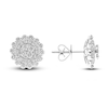 Thumbnail Image 2 of Diamond Stud Earrings 1-1/3 ct tw Round 14K White Gold