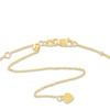 Thumbnail Image 2 of Sideways Cross Choker Necklace 14K Yellow Gold 15" Adj.