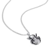 Thumbnail Image 2 of Black Diamond Spider Necklace Diamond Accents Sterling Silver 18&quot;