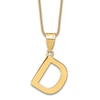 Thumbnail Image 1 of Initial D Charm 14K Yellow Gold 18&quot;