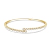 Thumbnail Image 1 of Diamond Bangle Bracelet 1-1/2 ct tw Round 14K Yellow Gold