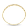 Thumbnail Image 2 of Diamond Bangle Bracelet 1-1/2 ct tw Round 14K Yellow Gold