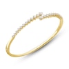 Thumbnail Image 3 of Diamond Bangle Bracelet 1-1/2 ct tw Round 14K Yellow Gold