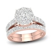 Thumbnail Image 1 of Diamond Bridal Set 2 ct tw Round 14K Rose Gold