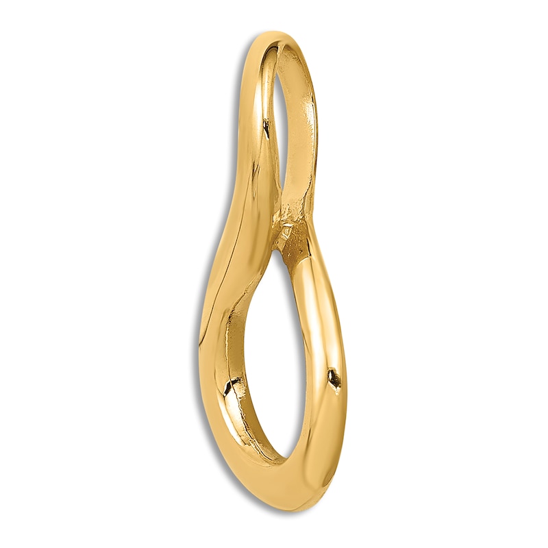 Main Image 2 of High-Polish Infinity Slide Charm 14K Yellow Gold