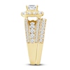 Thumbnail Image 3 of Diamond Bridal Set 2 ct tw Princess/Round 14K Yellow Gold