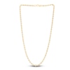 Thumbnail Image 2 of Solid Silk Rope Chain Necklace 14K Yellow Gold 24&quot; 3.7mm