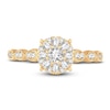 Thumbnail Image 3 of Diamond Engagement Ring 1/2 ct tw Round 14K Yellow Gold