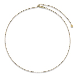 Solid Rope Chain Necklace 14K Yellow Gold 20&quot; 1.17mm