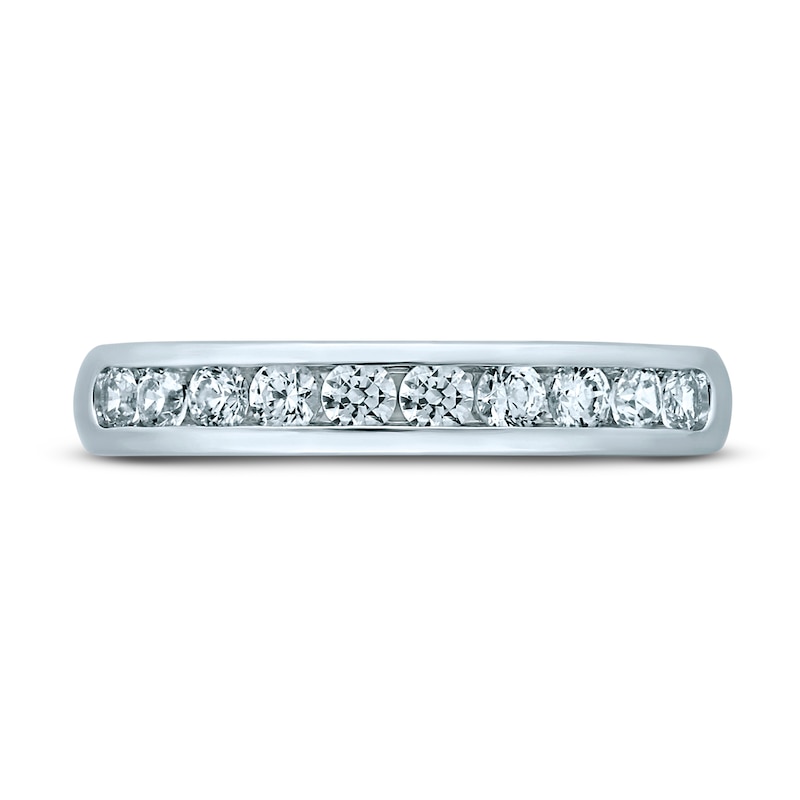 Main Image 3 of Diamond Anniversary Ring 1/2 ct tw Round 14K White Gold