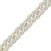 Thumbnail Image 0 of Men's Diamond Curb Bracelet 1 ct tw Round 10K Yellow Gold 8.5"