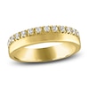 Thumbnail Image 1 of Diamond Pave Wedding Band 1/3 ct tw 14K Yellow Gold 4.8mm