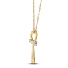 Thumbnail Image 4 of Diamond Pendant Necklace 1/15 ct tw 10K Yellow Gold