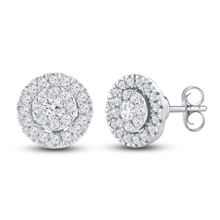 Diamond Stud Earrings 1/2 ct tw 10K White Gold | Jared