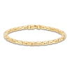 Thumbnail Image 1 of Hollow Byzantine Chain Bracelet 3.95mm 14K Yellow Gold 8.5&quot;