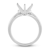 Thumbnail Image 2 of Certified Diamond Engagement Ring Setting 1/2 ct tw 14K White Gold