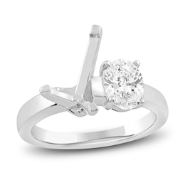 Diamond Two-Stone Engagement Ring Setting 1/2 ct tw 14K White Gold