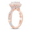 Thumbnail Image 2 of Pnina Tornai Princess-Cut Diamond Quad Engagement Ring 1-3/4 ct tw 14K Rose Gold