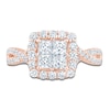 Thumbnail Image 3 of Pnina Tornai Princess-Cut Diamond Quad Engagement Ring 1-3/4 ct tw 14K Rose Gold