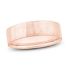 Thumbnail Image 1 of Men's Diamond-Cut Brushed Wedding Band 18K Rose Gold 5.9mm