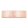 Thumbnail Image 3 of Men's Diamond-Cut Brushed Wedding Band 18K Rose Gold 5.9mm